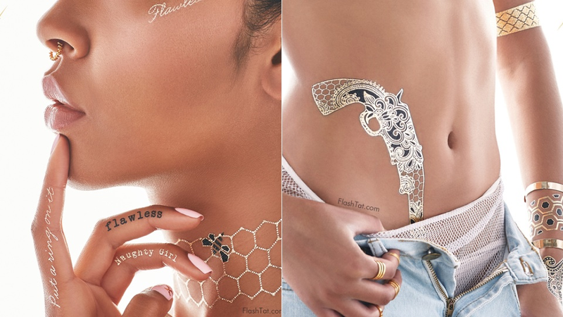 Illustration for article titled With Her New Flash Tats, You Can Be a Cool Mom Like Beyoncé!